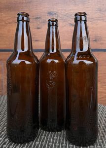 Vintage Brown Glass Bottles