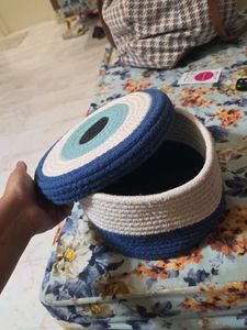 blue evil eye storage box