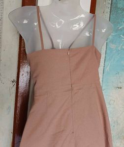 Peach Mini Dress
