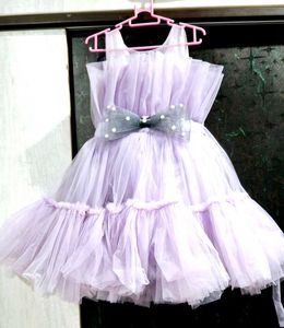 Adorable Lilac Tulle Party Dress