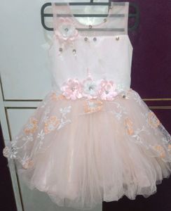 (1-2.5Yr )Princess Peach Colour Frock