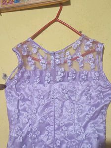 Lavender Floral Dress