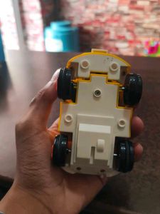 Cute Yellow Transforming Toy Car