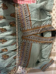 Sea Green Ethnic Dress