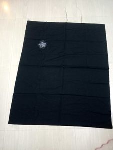 Black shirt Febric with sparkling Star