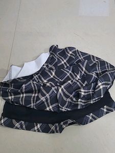 Urbanic Plaid Mini Skirt