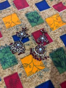 Maroon Colour Jewellery Set
