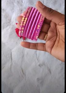 Pink Bangle Set