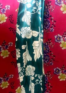 Floral Print Top With Pajama Negotiable