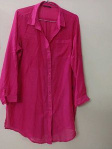 Pink Oversized Shirt