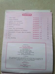 Mathematics Worksheet for Class 4 CASE Board