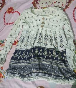 Boho Print Tunic Top