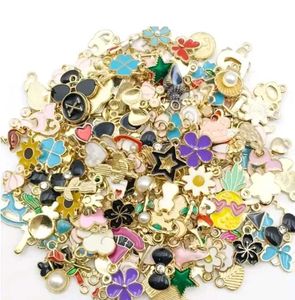 16-Mixed Enamel Charms