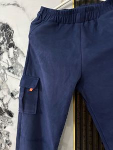 Blue Cargo Sweatpants