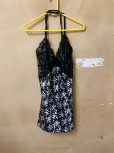 Floral Lace Silk Cami