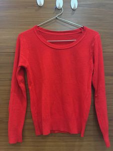 Red Knit Sweater