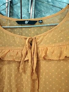 Ruffle Detail Top