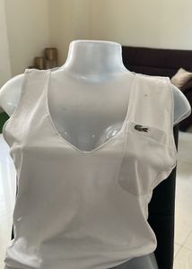 Off White Crop Top