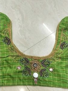 Green Colour Blouse