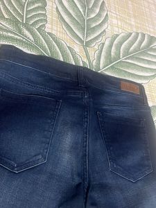 Dark Wash Jeans with Flare Bottom