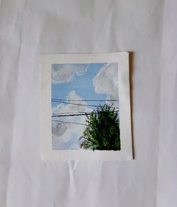 CLOUD acrylic Canvas Painting Sheet (HANDMADE)