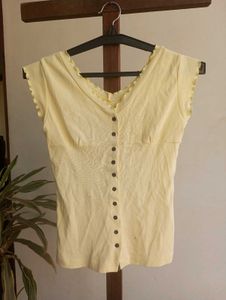 Cute Button-Down Top