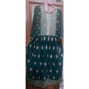 Nayra Cut Frock Suit Dress With Plazo And Dupatta