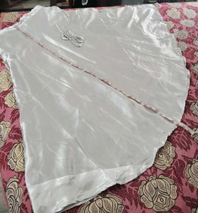 Satin Lahenga Silver Grey (Totly New) size Issues