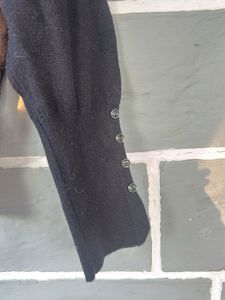 Elegant Black Long Sleeve Sweater