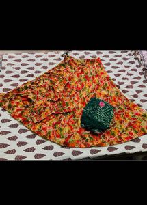 Lehnga, Blouse With Odhani