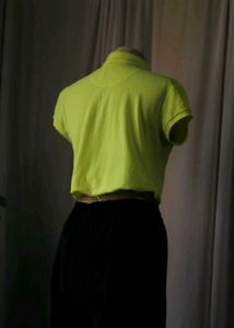 Yellow Converse Polo Top
