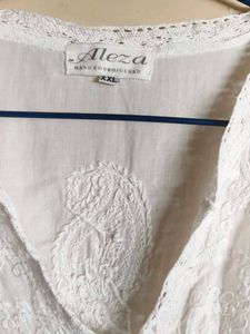 White Chikankari Kurta