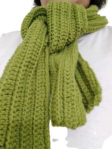 Green Knitted Scarf