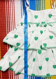 Cute Heart Print Baby Set
