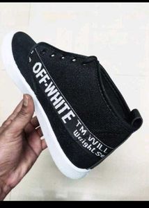 Off-White Inspired High-Top Sneakers