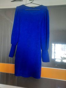SHEIN BRANDED SHORT BLUE DRESS