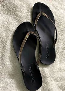 Women Black Slippers