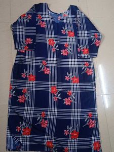 Floral Plaid Print Dress