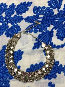 Silver Mirror Necklace