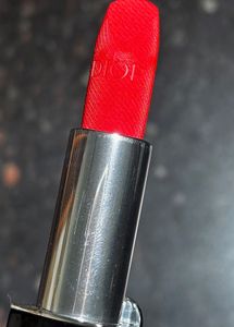 Dior Rouge Velvet Lipstick In Shade 999 Velve