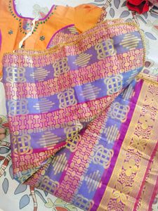 Ready To Wear Girls&#39; Ethnic Saree Never Used