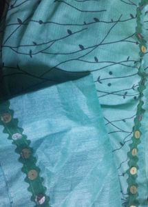 Stylish Light Green Saree