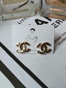 Golden CC Earrings