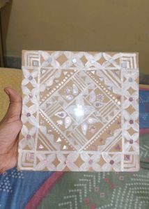 Handmade Mirror Work Art