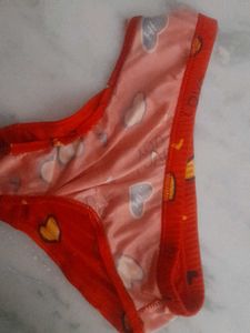 Cute Heart Print Briefs