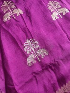 Weaving mistake Tussar Silk Saree