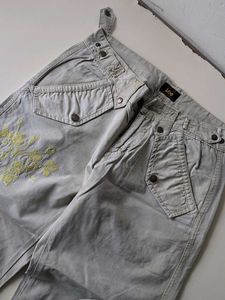 Lee Embroidered Cargo Pants