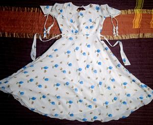 Floral Print Anarkali