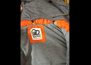 Being Human Orange Padded Jacket