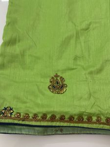 Elegant Green Saree